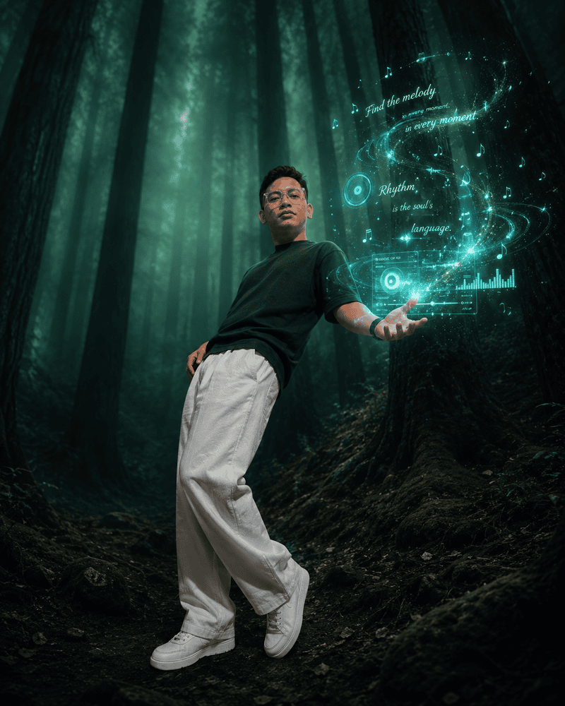 Prompt Ritme Hutan Indah AI
